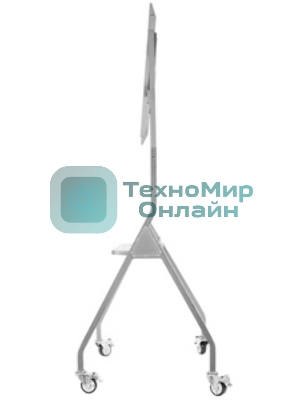 Мобильная стойка напольная Kromax OMEGA-12 silver, 1 шт/уп, Мобильная стойка напольная для TV 32