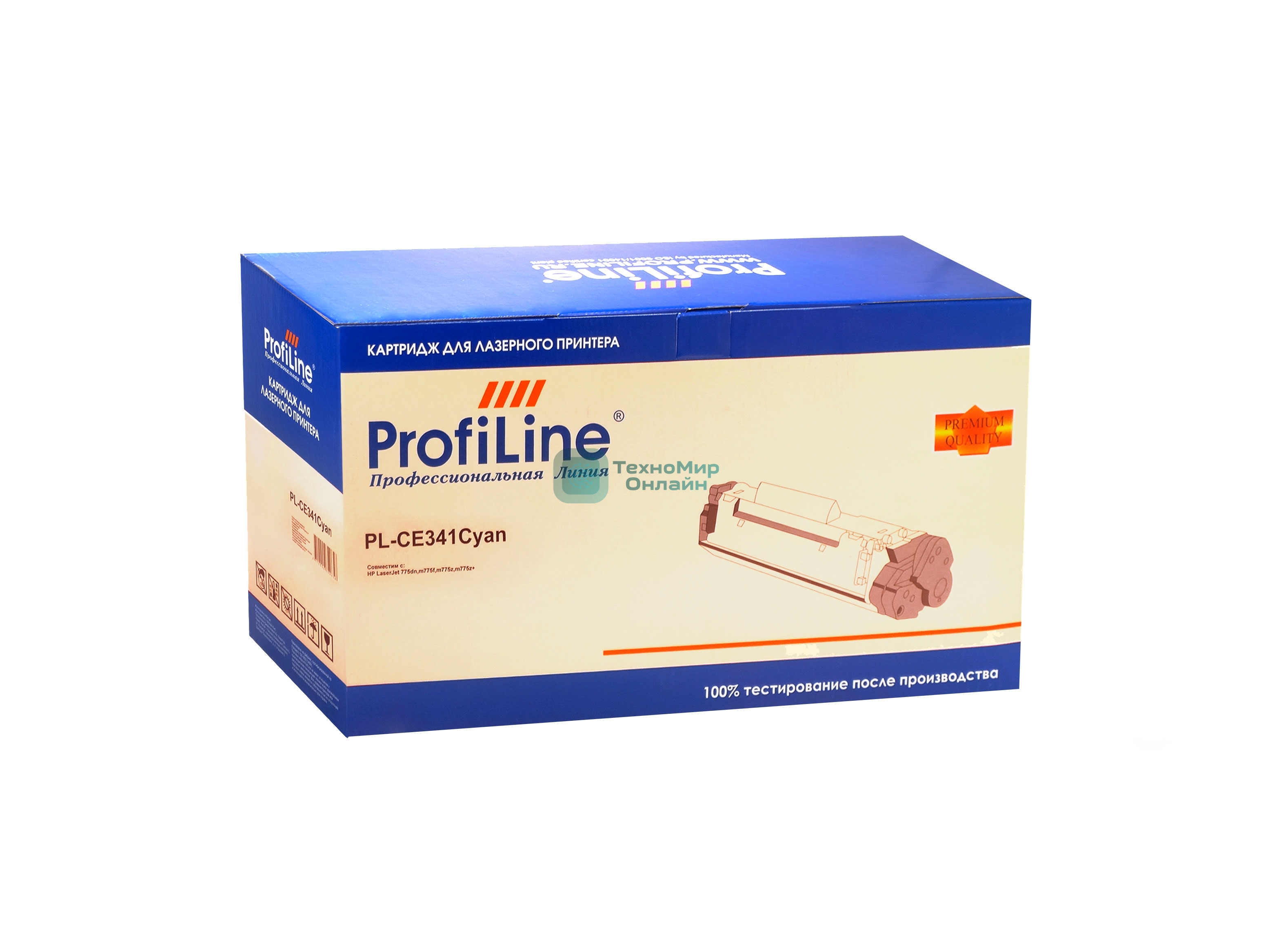 Картридж лазерный ProfiLine PL-CE341A для принтеров HP LaserJet Enterprise 700 color MFP M775dn/M775f/M775z/M775z 16000 копий Cyan