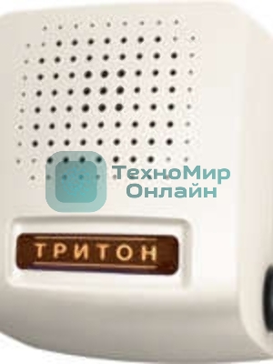 Звонок дверной проводной Соло трель регул. громкости 220В 80-90дБА бел. Тритон СЛ-03Р