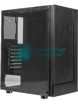 Компьютерный корпус AeroCool/Formula F-33RGb черный без БП ATX 3x120мм 2xUSB 2.0 1xUSB 3.0 audio bott PSU