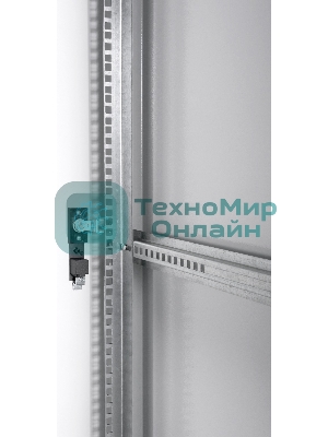 Шкаф телекоммуникационный напольный ЭКОНОМ 42U (800 × 1000) дверь перфорированная 2 шт.