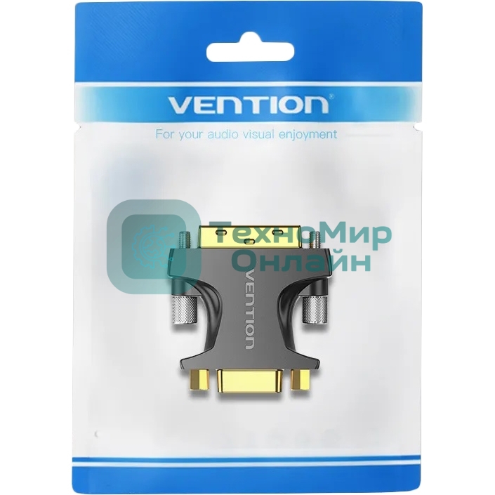Адаптер-переходник Vention DVI-I 24+5M/VGA 15F