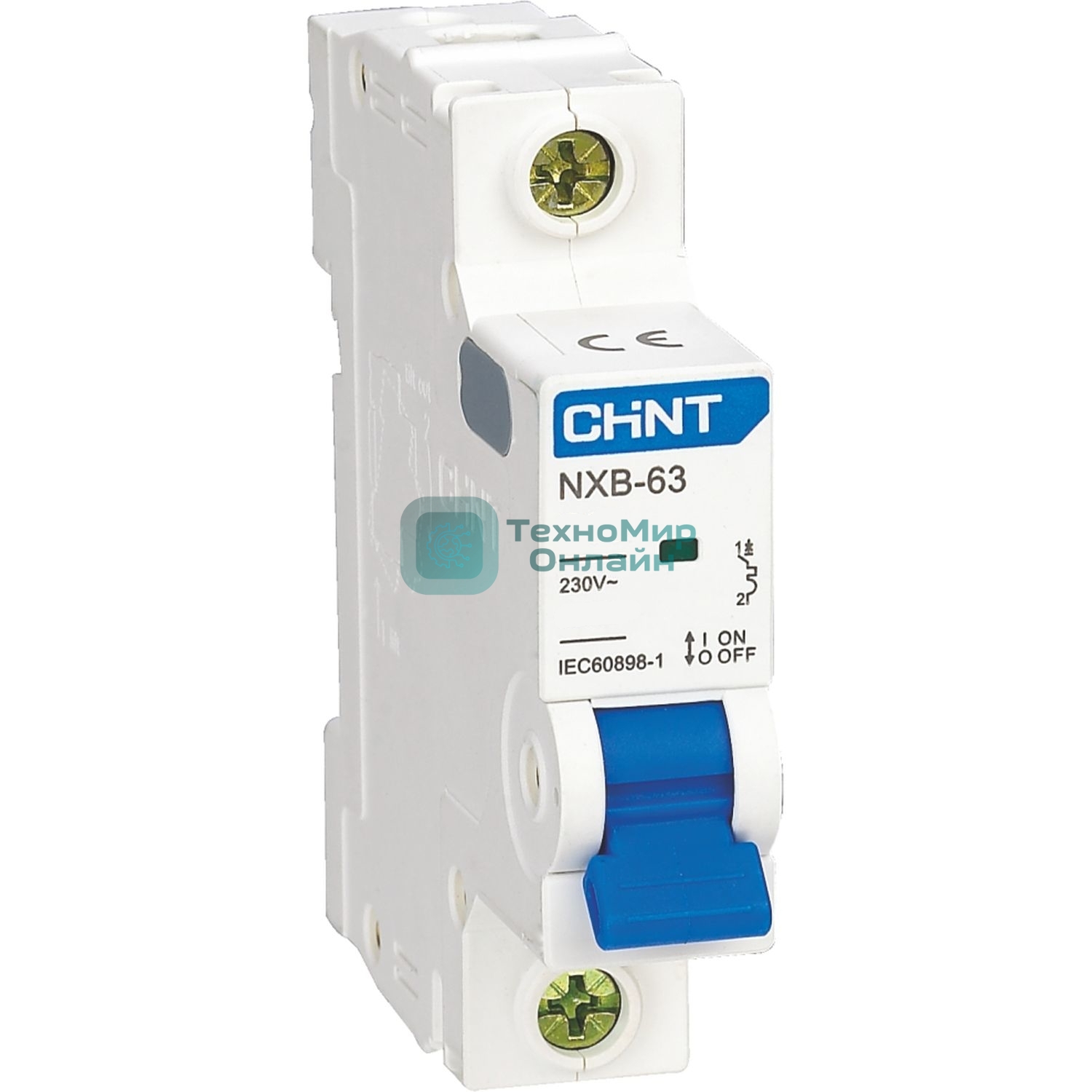 Выключатель автоматический CHINT NXB-63S 1P 10А 4.5kA х-ка B