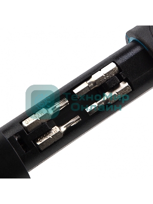 Отвертка реверсивная с револьверным механизмом Gross 11 шт., сталь S2