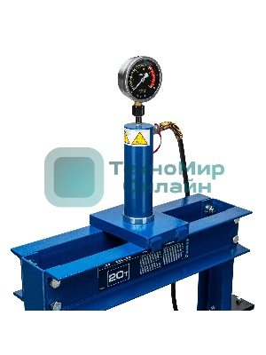 Пресс гидравлический Stels 52314 с манометром и педалью, 20 т (комплект из 2 частей)