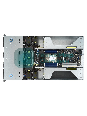 Серверная платформа ASUS ESC4000A-E12-SKU1, 2U GPU, 1 x SP5 LGA6096 EPYC 9004 (400W), 12DIMM DDR5, 2 x 2.5
