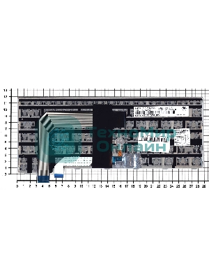 Клавиатура для ноутбука Lenovo Thinkpad T460S T470S черная с серебристой рамкой