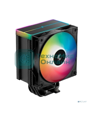 Кулер для процессора DEEPCOOL AG500 BK ARGb V2 черный 120мм алюминий+медь 1900rpm 29.4db 40pin 240W 160мм