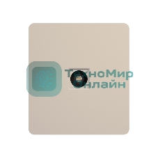 Розетка KRANZ ROUND TV с/у шелк