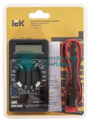 Мультиметр IEK TMD-2B-830 цифровой Universal M830B