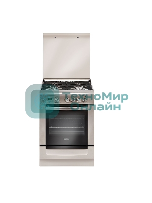 Плита газовая Gefest ПГ 6100-04 0004 серебристый, конфорок 4 шт, духовка 52 л, 60 см x 85 см x 60 см