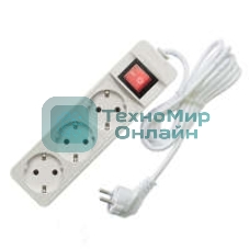 Удлинитель 3х10 м с заземл. 16А IP20 3.5 кВт с выкл. Союз 481S-8310