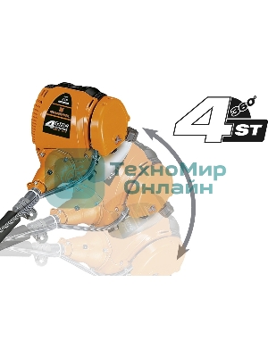 Мотокоса CARVER GBC-31F 4-хтактн. ранец диск40зуб. easy-head леска2,4мм