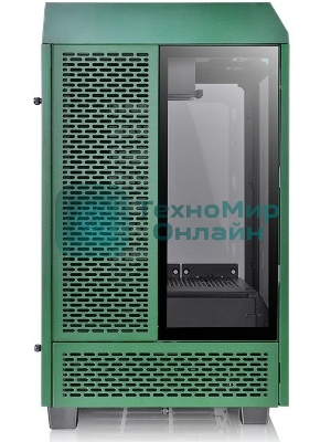 Компьютерный корпус Thermaltake The Tower 100 Racing Green без БП miniITX 1x120мм 3x140мм 2xUSB 3.0 audio bott PSU