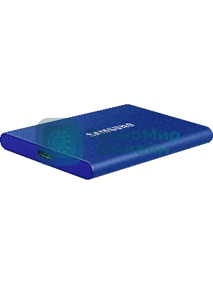 Внешний SSD Samsung T7, 2TB, USB 3.2 Gen 2 Type-C, R/W 1050/1000, синий