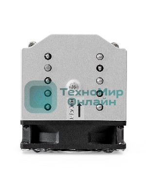 Кулер для процессора ExeGate ESNK-P0050AP4.PWM.4U.2011.Cu серебристый, 92 мм, алюминий/медь, 3800 об/мин, 44 дБ, 4 pin, 165 Вт, 125.8 мм