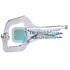 Зажим ручной Сибртех, увеличенный захват, подвижные губки, 270 мм