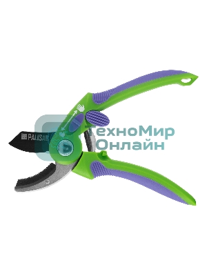 Секатор с наковальней Palisad 215 мм, регулировка захвата, двухкомпонентные рукоятки
