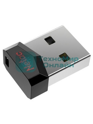 Флешка USB Netac UM81 (NT03UM81N-004G-20BK), 4Gb, USB 2.0, R/W 30/10, черный/красный