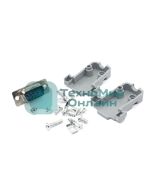 Сборный штекер RS232 DB9 папа