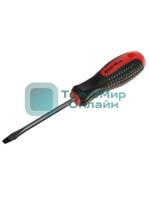 Отвертка Matrix fusion 11423 sl6.0х100 мм crv 3х компонентная рукоятка ''anti slip''