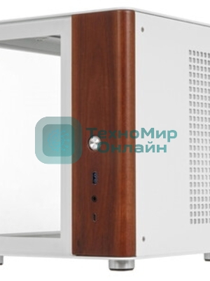 Компьютерный корпус без блока питания Case JONSBO TK-0 белый, Desktop SFF, TG, no fan, 1xUSB-A 3.2 + 1xUSB-C 3.2, SFX PSU Support, mITX белый
