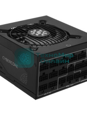 Блок питания ADATA XPG CYBERCORE II 1300W RTL (CYBERCOREII1300P-BKCEU), 1300Вт, 80 PLUS Platinum, 120мм, модульный, черный