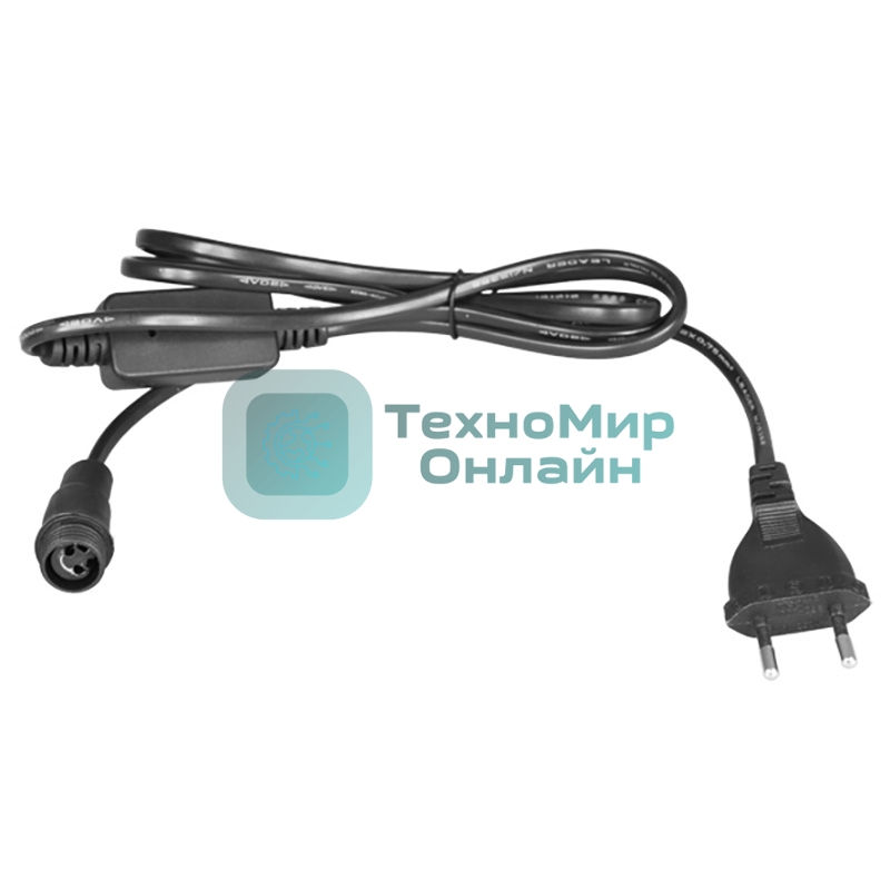 Шнур питания для гирлянды Дюраплей Neon-night, 3А, подключение до 200м, 230 В