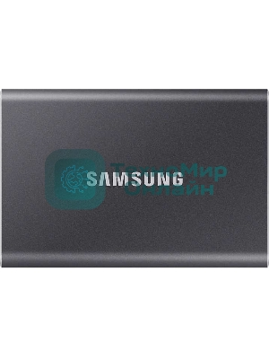 Внешний SSD Samsung T7, 1TB, USB 3.2 Gen 2 Type-C, R/W 1050/1000, серый