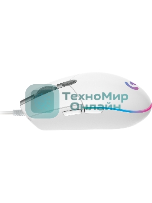 Мышь проводная Logitech G102 LIGHTSYNC белый, 8000 dpi, USB, кнопки - 6