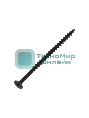 Саморез гипсокартон-дерево Kranz 4,2х75, пакет (300 шт/уп)