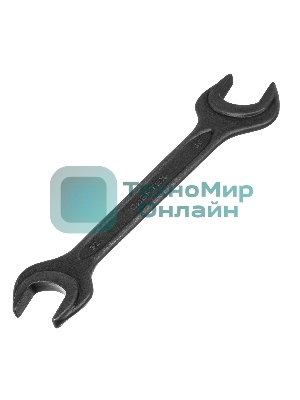 Ключ рожковый Сибртех, 32 х 36 мм, CrV, фосфатированный, ГОСТ 2839