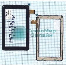 Сенсорное стекло (тачскрин) FM703906KD, черное