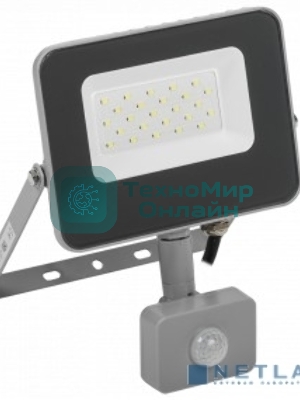 Прожектор IEK LPDO702-20-K03 СДО 07-20Д светодиодный серый с ДД IP44 IEK