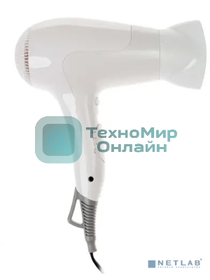 Фен Braun HD385 Satin Hair 3 белый, 2000 Вт, ионизация