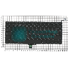 Клавиатура для ноутбука MacBook A1278 большой UK enter