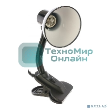 Светильник Ultraflash UF-320 C02 (12362) настольный на прищепке E27 черный 60Вт