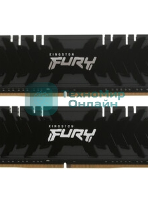 Оперативная память Kingston Fury Renegade, DDR4, 16GB (2x8GB), 3600MHz, CL16, DIMM, с радиаторами, серый/черный
