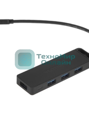 USB-концентратор Vention CHLBB, USB 3.0, USB 4 порта, USB