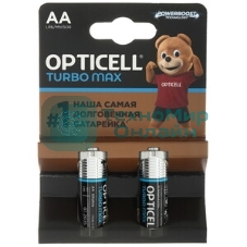 Батарея Opticell Turbo MAX LR6 AA (12шт) блистер