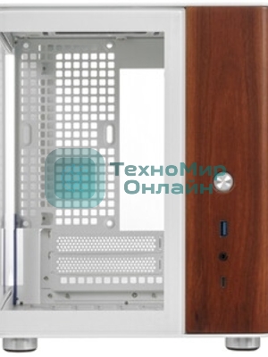 Компьютерный корпус без блока питания Case JONSBO TK-0 белый, Desktop SFF, TG, no fan, 1xUSB-A 3.2 + 1xUSB-C 3.2, SFX PSU Support, mITX белый