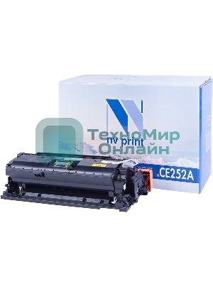 Картридж лазерный NVPrint совместимый HP CE252A Yellow для LJ Color CM3530/CP3525 (7000k)