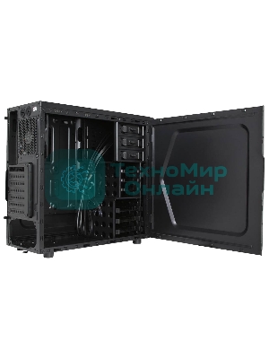 Компьютерный корпус Thermaltake Versa H21 черный без БП ATX 2x120мм 1xUSB 2.0 1xUSB 3.0 audio bott PSU