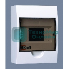 Корпус пластиковый навесной 6мод. IP41 ЩРН-П-6 DEKraft 31009DEK