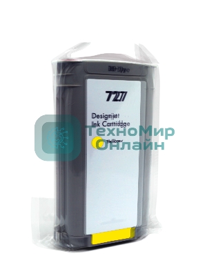 Картридж струйный NVPrint 727 (NV-B3P21A) Yellow для HP DesignJet T920/T930/T1500/T1530/T2500/T2530 (130 мл)