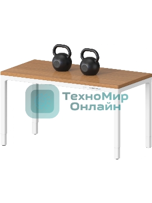 Стол компьютерный Cactus CS-ET-WWD столешница МДФ, белый дуб молочный каркас белый