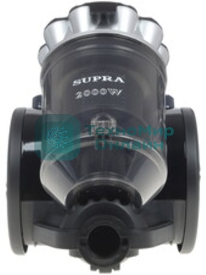 Пылесос SUPRA VCS-2525 серый/красный, 420/2450 Вт, уборка сухая, пылесборник контейнер 3.5 л