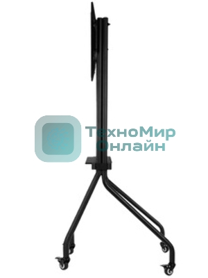 Мобильная стойка напольная Kromax OMEGA-13 черный, 1 шт/уп, Мобильная стойка напольная для TV 32