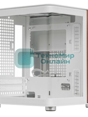 Компьютерный корпус без блока питания Case JONSBO TK-0 белый, Desktop SFF, TG, no fan, 1xUSB-A 3.2 + 1xUSB-C 3.2, SFX PSU Support, mITX белый
