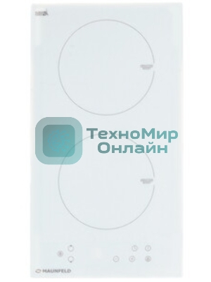 Индукционная варочная панель Maunfeld EVI.292-WH, конфорок: 2 шт., закаленное стекло, независимая, белый
